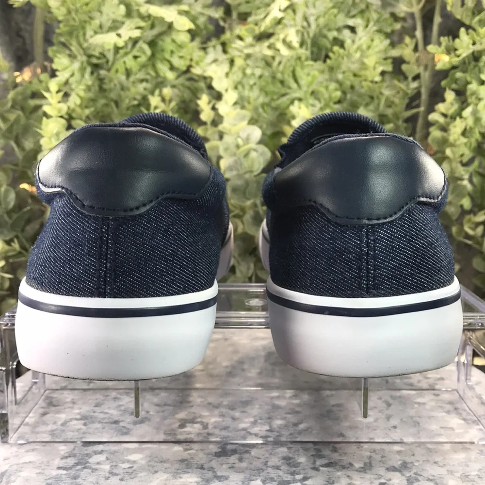 Lugz Clipper Navy Blue Canvas Slip-on Men’s 8M ⭐️Brand NEW Condition⭐️ - Picture 3 of 9